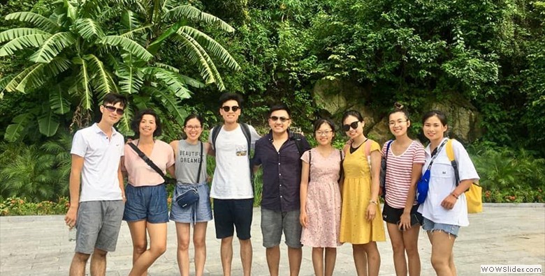 Volunteers Touring Ha Long Bay